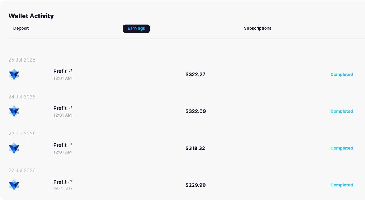 Wallet Earnings